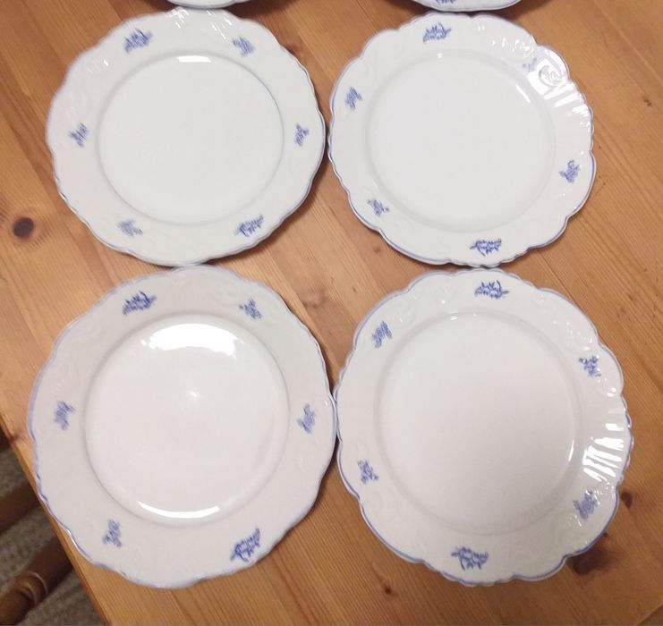 1 travessa 4 pratos vista alegre