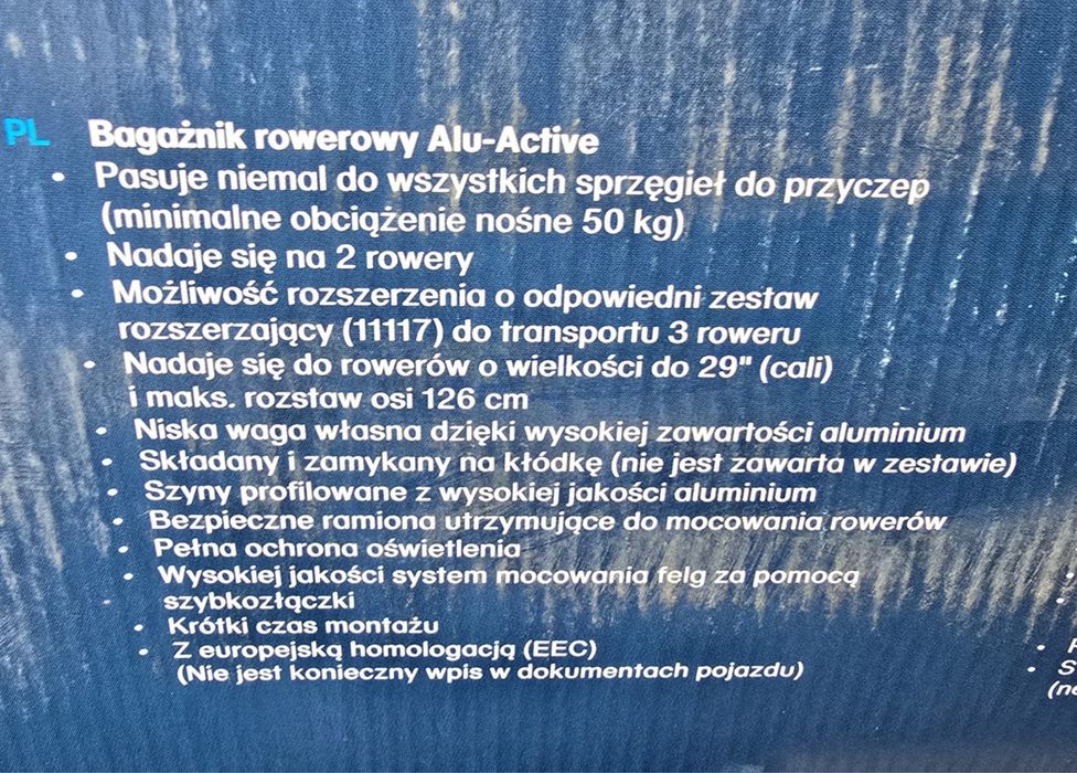 Bagażnik rowerowy CARTREND Alu Active na hak 2 rowery