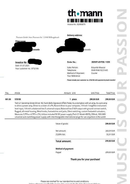 Pedal Tech 21 SansAmp Street Driver 48