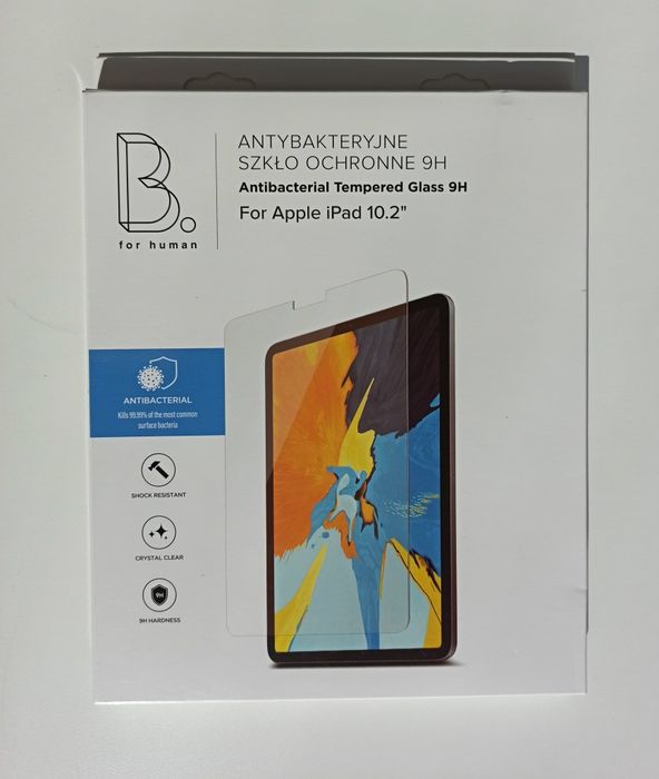 Antybakteryjne szkło ochronne 9H dla iPad 10.2"