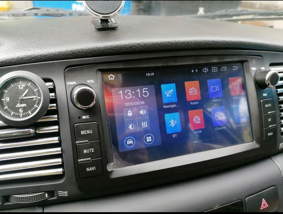 Entregas grátis zona grande Porto Rádio Android 14 Toyota Corolla E120