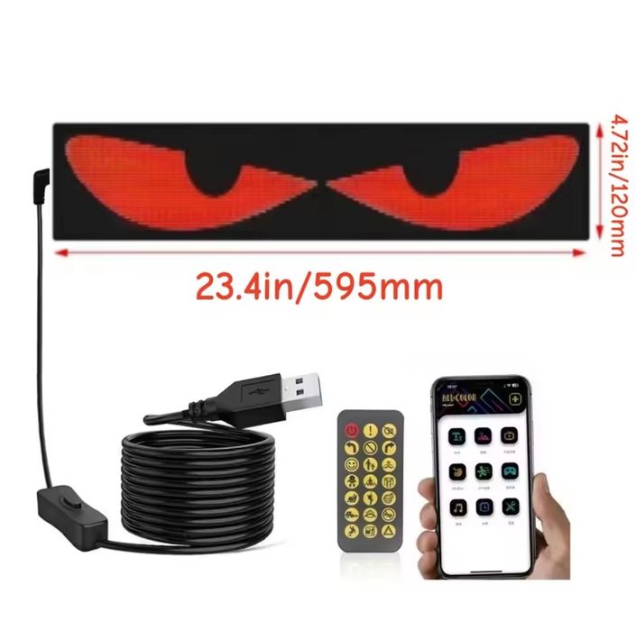 Лед очі Led панель на авто очі диявола