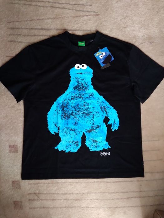 T-shirt Oversize r. M ciasteczkowy potwór, Ulica Sezamkowa