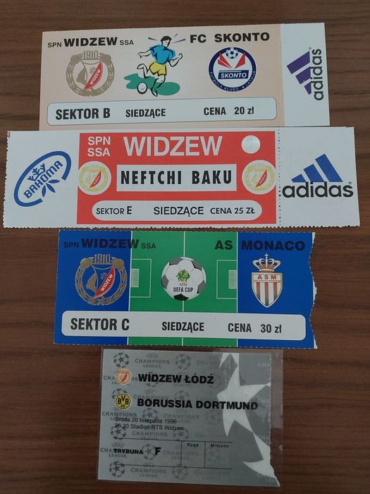 Bilety polskich klubów w europejskich pucharach