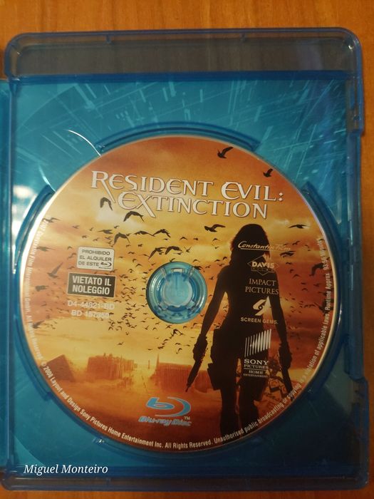 Blu Ray Resident Evil 3 Extinção