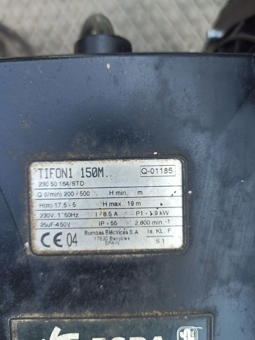 Pompa wody duża do basenu