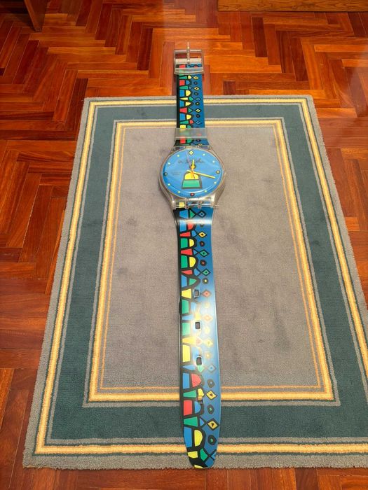 Relógio de Parede Swatch Vintage – Funcional