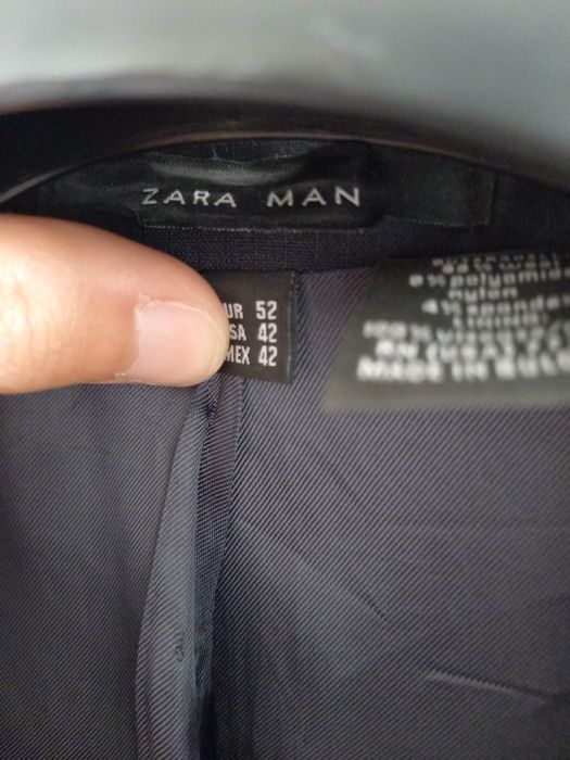 Fato homem da Zara, azul escuro. Usado 1 x