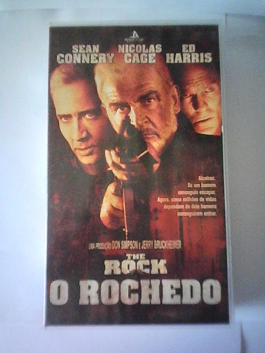 O rochedo , em vhs  com nicolas cage e Sean Connery.