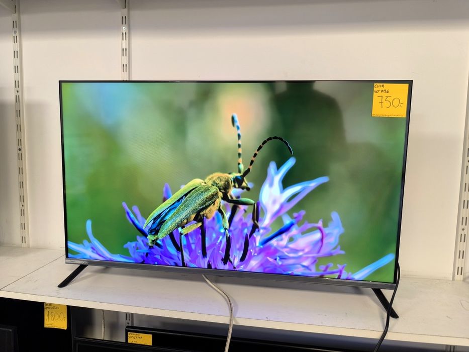Nowy CHIQ 40 cali FULL HD hdr GoogleTV Smart WiFi DVB-T2 L40M9G gwarancja 12m telewizor