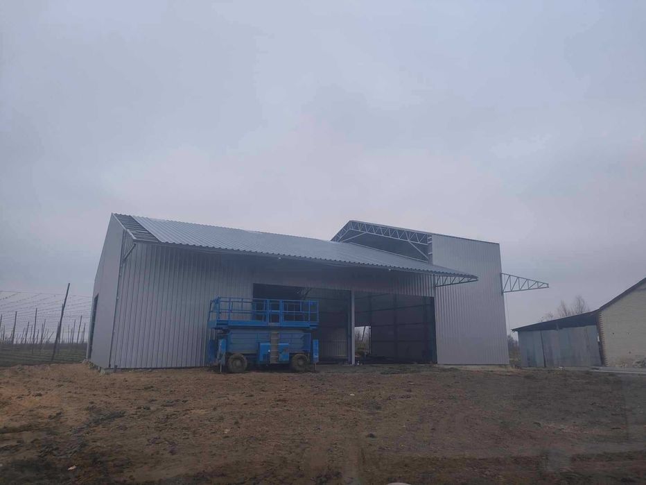 15x30x4,5m - konstrukcja stalowa, kompletna do montażu