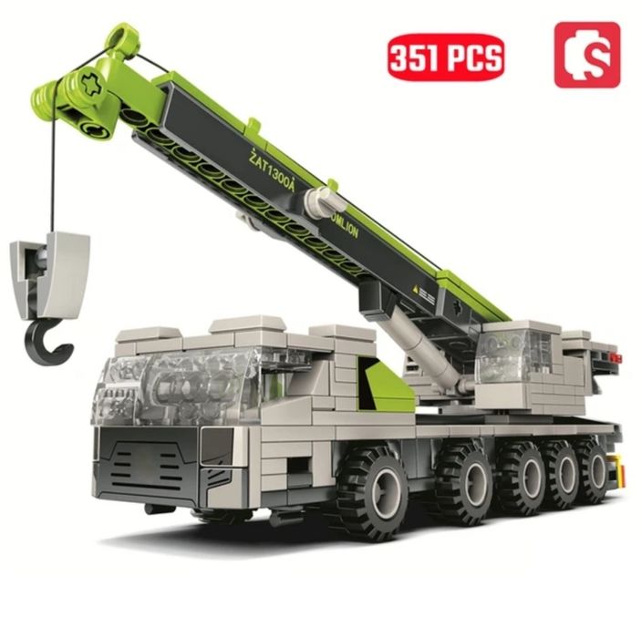 Конструктор детский кран строительный техника 351шт грузовик лего Lego