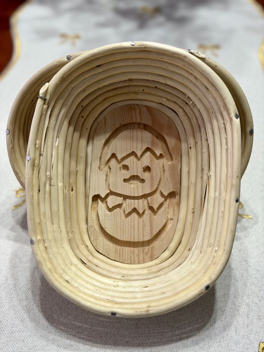 Koszyk  do wyrastania garowania chleba wielkanocny świąteczny 0,4kg