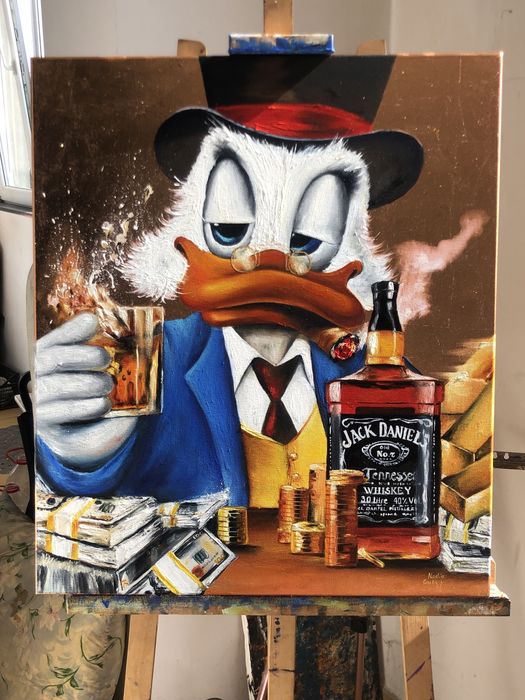Картина «Scrooge and Jack Daniels”