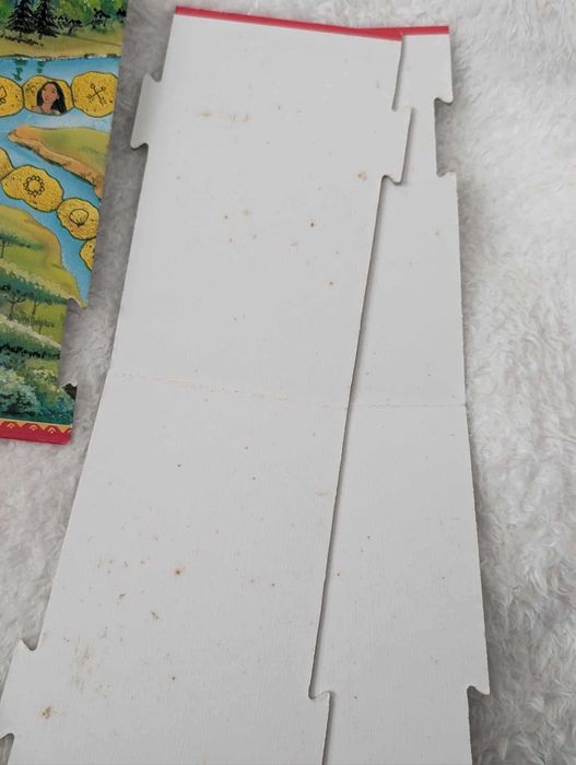 Disney Pocahontas Würfelspiel gra planszowa vintage kompletna
