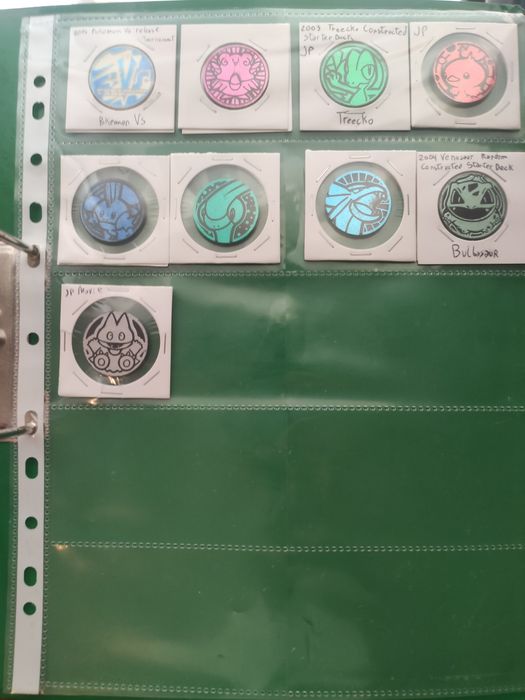 Coleção Moedas Pokémon 1996 até 2001 Gen 1 2 e 3