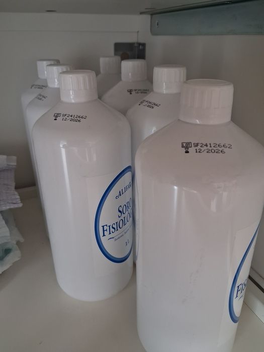 7 lts soro fisiológico