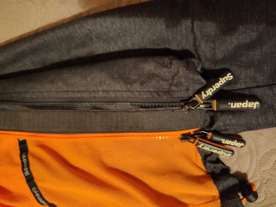 Kurtka szwedka Superdry przeciwdeszczowa rozmiar L