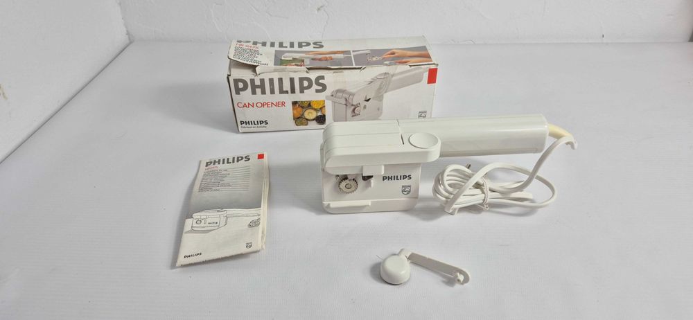Elektryczny otwieracz do puszek Philips HR 2475 | Retro / Vintage