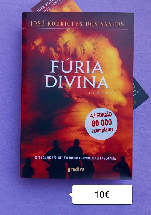 José Rodrigues dos Santos / FÚRIA DIVIDA - portes incluídos