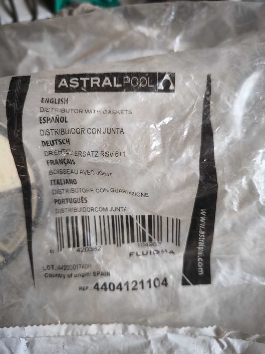 Distribuidor filtro de areia para piscina