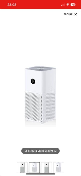 Purificador de Ar Xiaomi Mi Air Purifier 3C | Em excelente estado