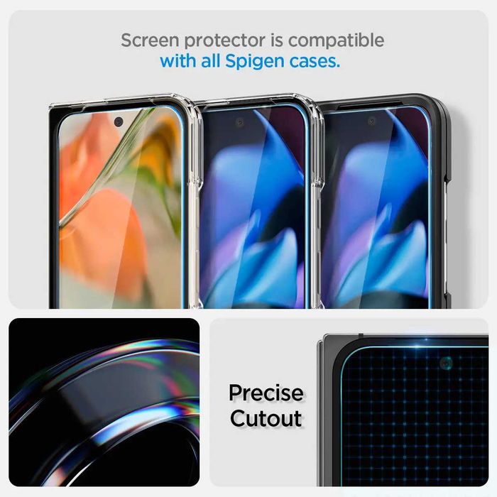 Защитное стекло Spigen Glas.tR EZ FIT 2-Pack  Google Pixel 9 Pro Fold