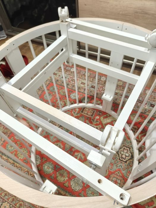 Овальная кроватка трансформер