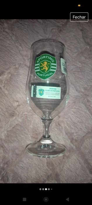 Copo de pé NOVO original e certificado do clube SCP - Sporting