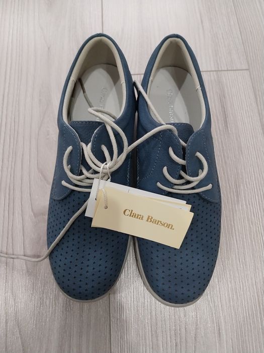 Buty damskie niebieskie