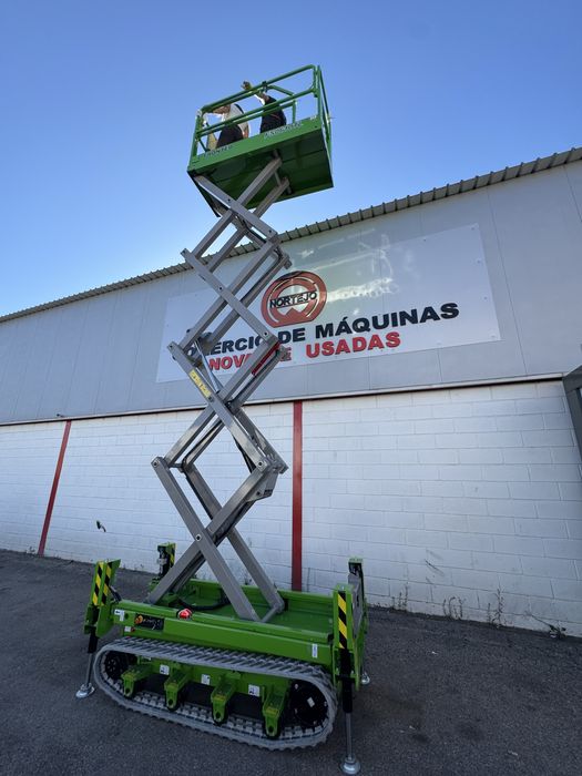 Plataforma Elevatória “Tesoura” elétrica c\ Lagartas e Macacos (8mt)FRONTEQ FS0610TL