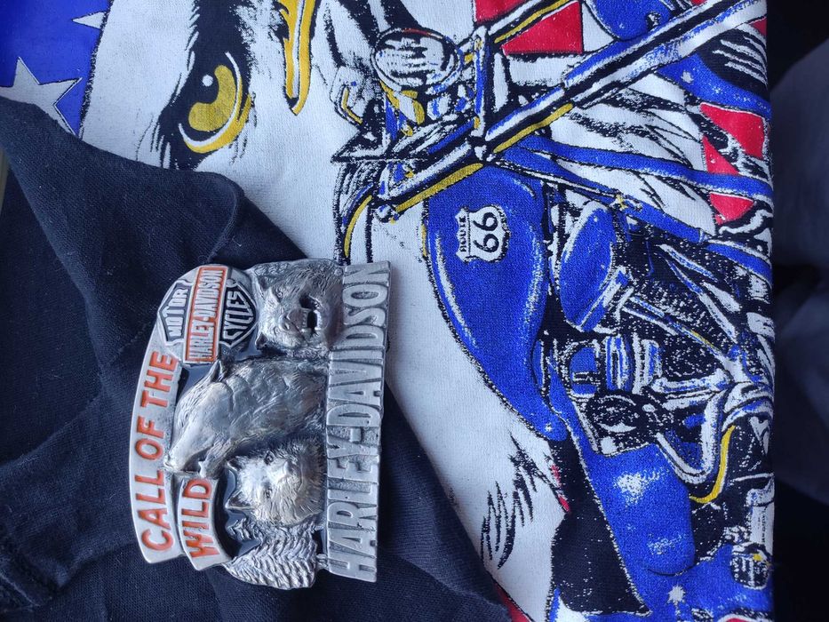 Пряжка для ремня пряга Harley Davidson волки