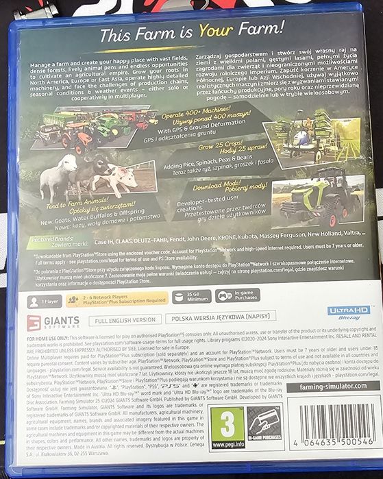 Farming simulator 25 ps5