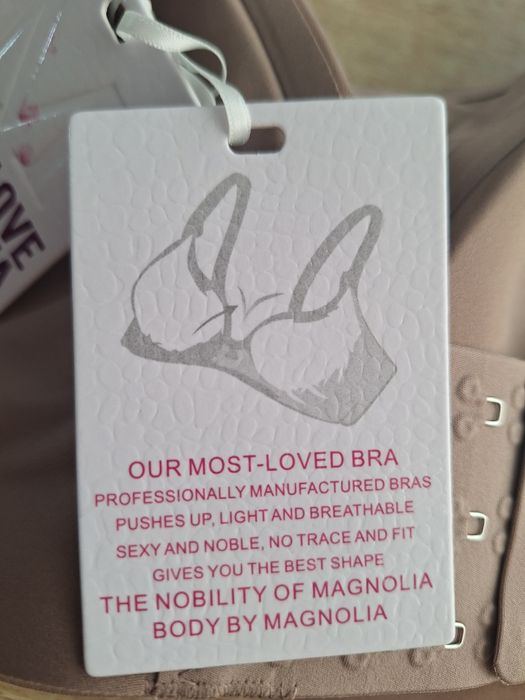 Czarny biustonosz bezszwowy XL Magnolia