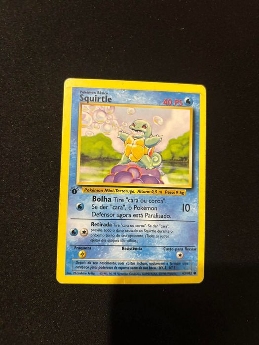 Cartas Pokémon antigas