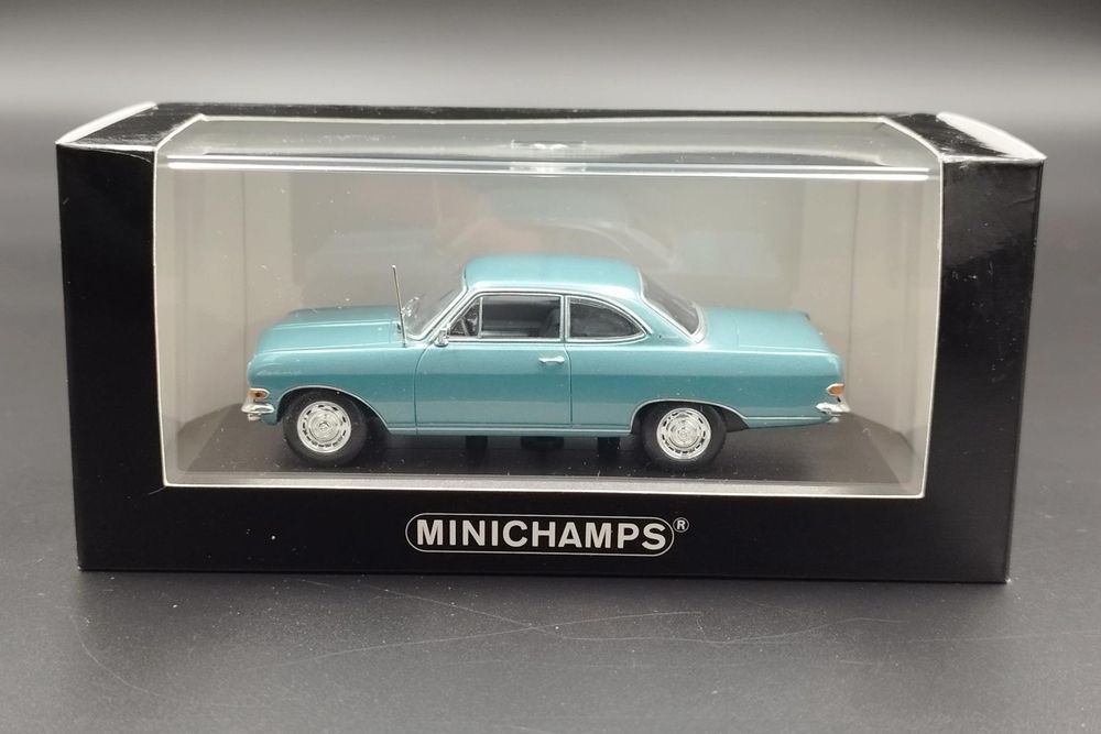 1:43 Opel Rekord Blue Metallic Minichamps