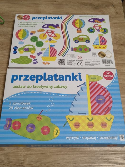 Przeplatanki pojazdy - zestaw kreatywny Kukuryku