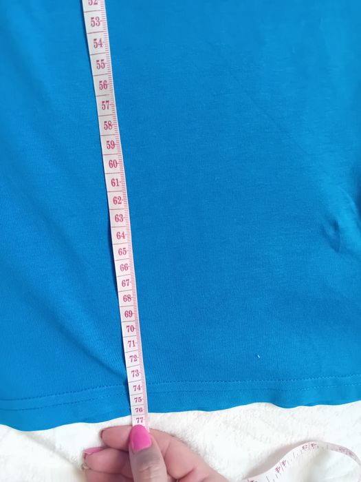 #4XL T-shirt niebieski jak nowy koszulka polo