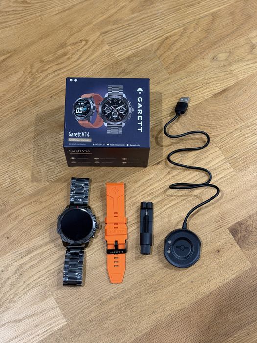 Garett V14 Man's Multisport Smartwatch AMOLED Nowy