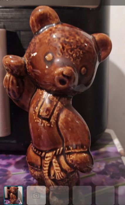 Ceramiczny miś..