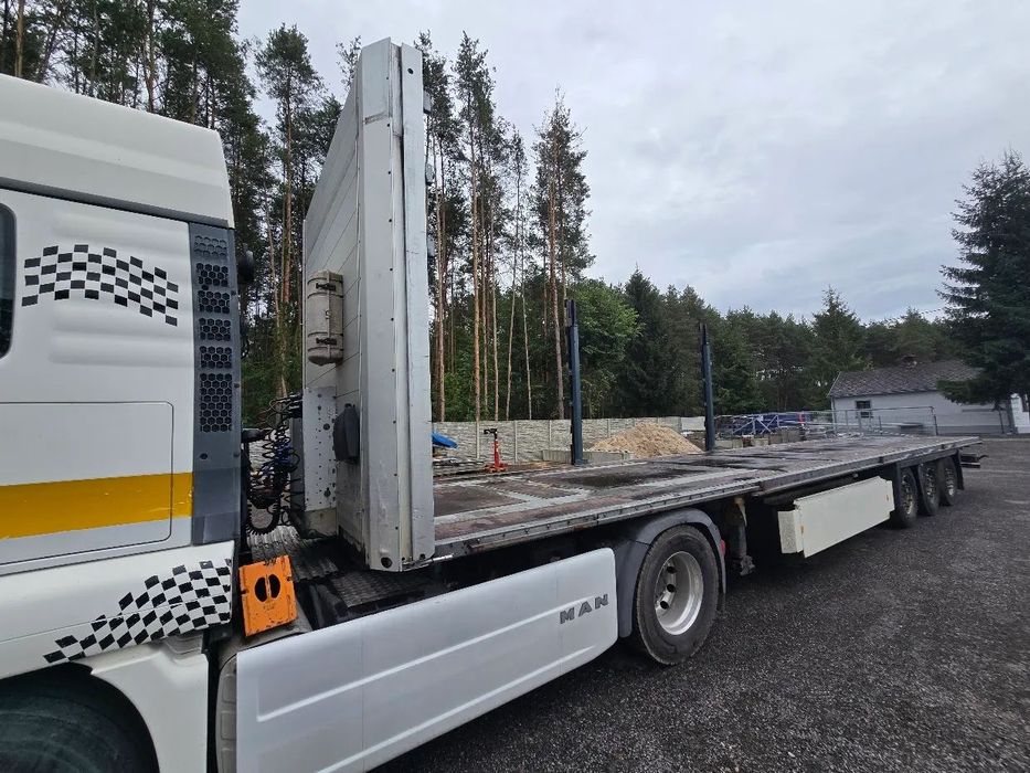 Schmitz Cargobull scs27  Naczepa Schmitz Cargobull Platforma Podnoszone dwie osie. Rama Ocynk