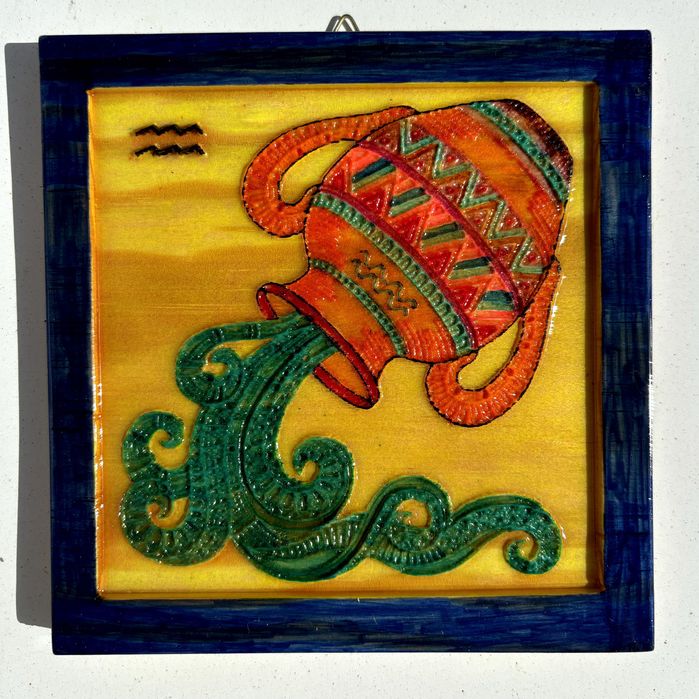 Pintura em madeira feita à mão - Vários Signos