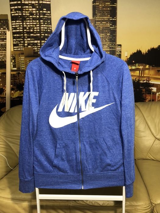 Кофта худи Nike S с капюшоном на молнии легкая