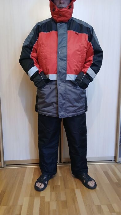 Комбинезон рабочий, зимний,спецодежда, для охоты, рыбалки