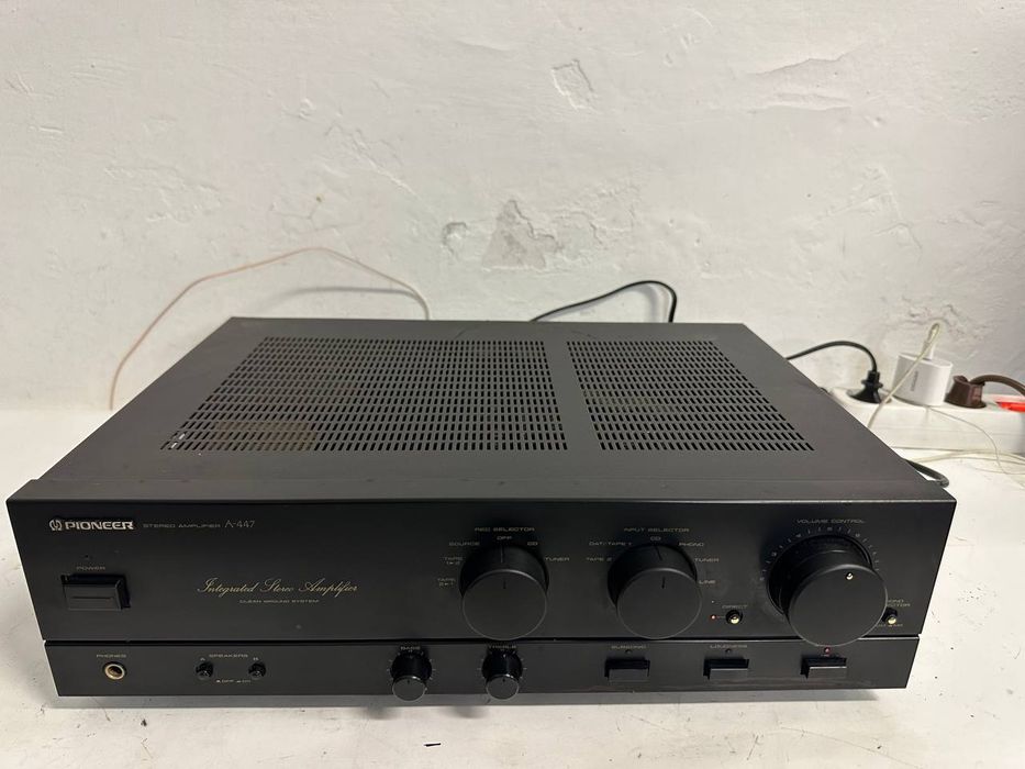 Wzmacniacz stereo Pioneer A-447 +1. | 2×60 W | MM/MC | Direct | Made in Japan