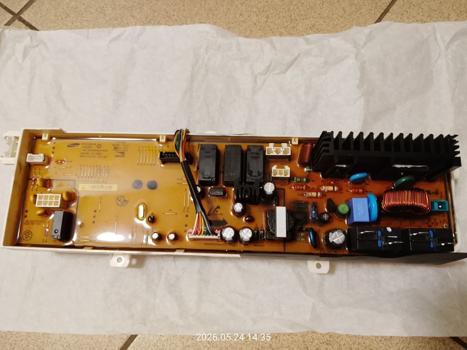 Silnik Programator Zawór Pralki Samsung WF70F5ECW2W
