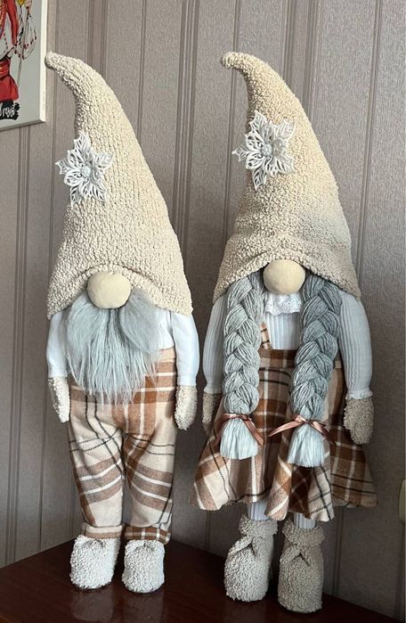Гномики ручної роботи, висота 89см / Виготовлення на замовлення