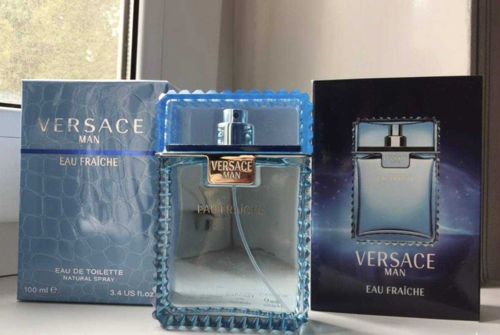 Духи для чоловіків Versace Man Eau Frai Туалетна вода чоловіча версачі