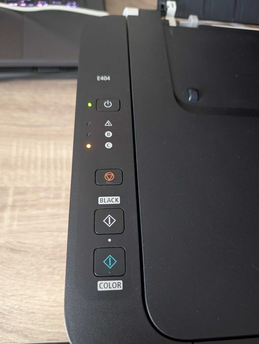мфу принтер Canon Pixma E404 (новий чорний картридж)