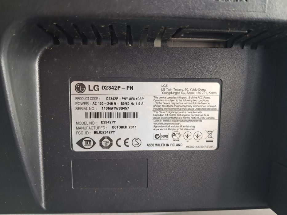 Monitor LG TV 3D Led